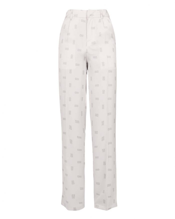 PRINTED LOGO PAJAMA PANTS