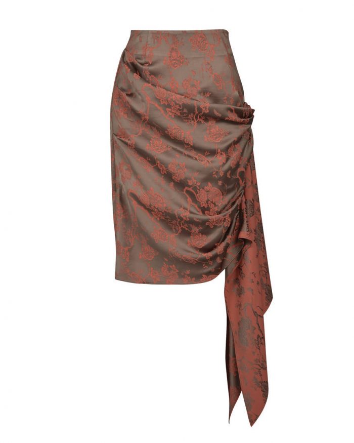 FLORAL GATHER SKIRT