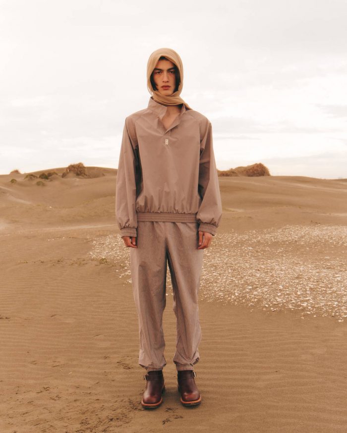 PRINTED WIND BREAKER  NYLON PANTS