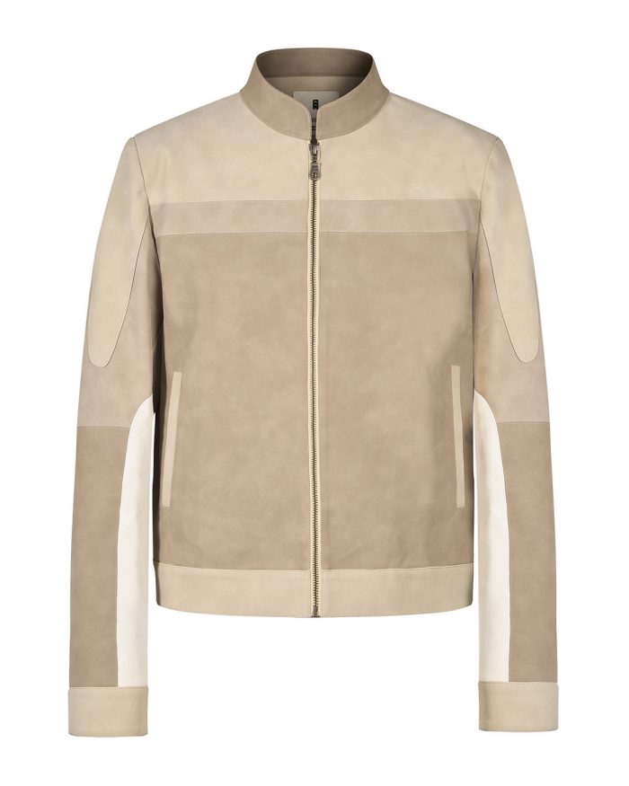 FAUX LEATHER DESERT  RIDER JACKET
