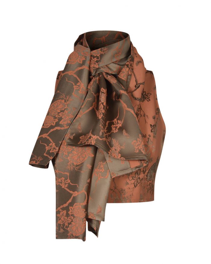 FLORAL SCARF TOP