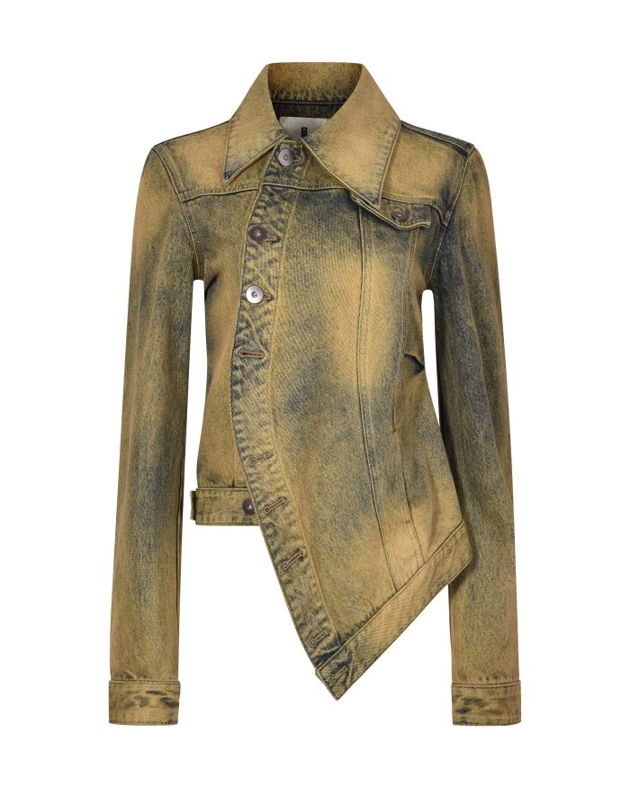 SLANTED DENIM JACKET