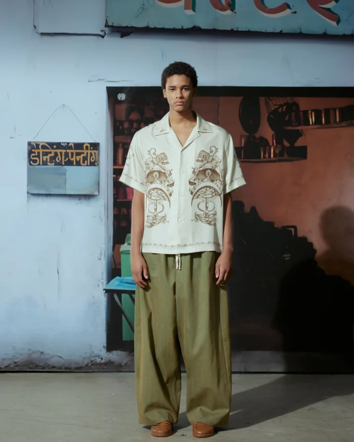 NEPALI  MYTHOLOGY  SILK SHIRT