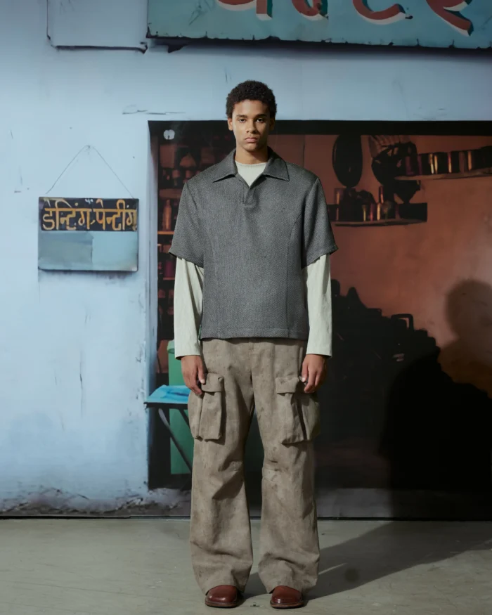 “DIRT”  PANELED  POCKET  PANTS