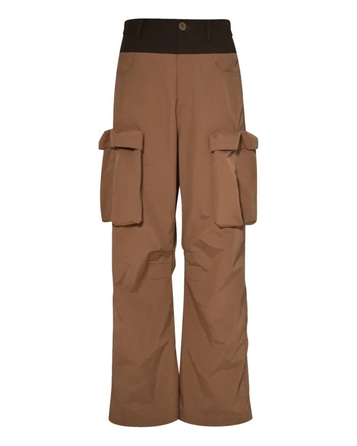 PANELED  POCKET  NYLON PANTS