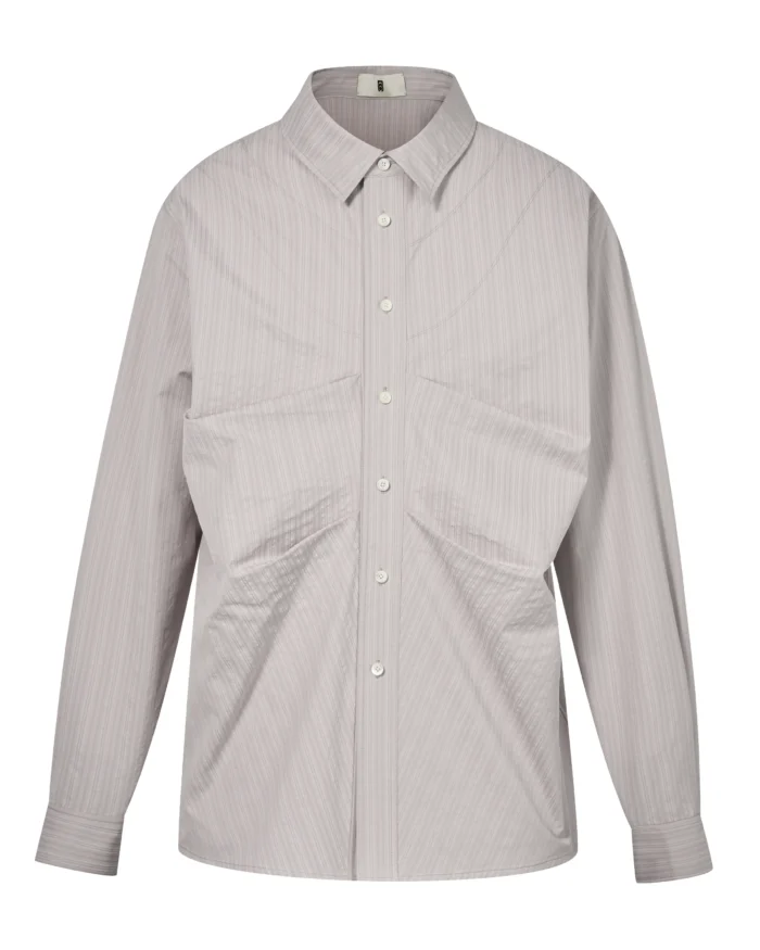 STRIPE FOLDUP SHIRT