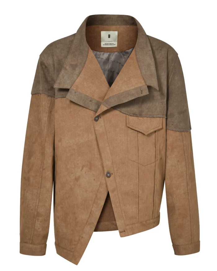 “DIRT” ASYMMETRICA L DENIM  JACKET