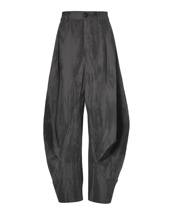 WASHED  SPIRAL BAGGY  SWEATPANTS