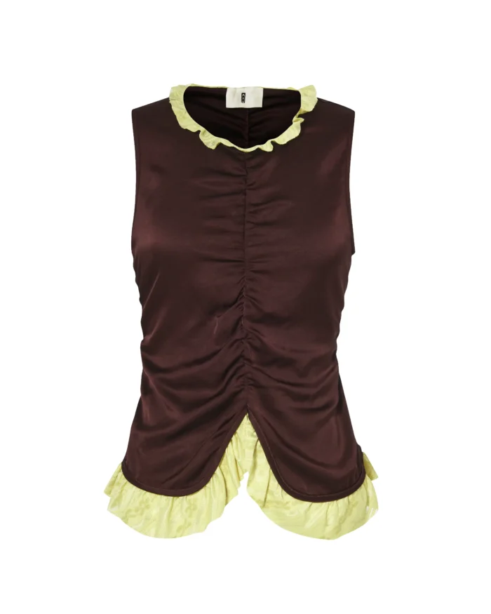 BURGUNDY  LACE SLIP  TANK TOP