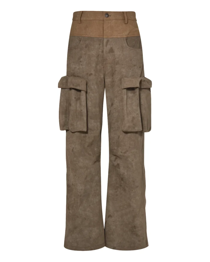 “DIRT”  PANELED  POCKET  PANTS