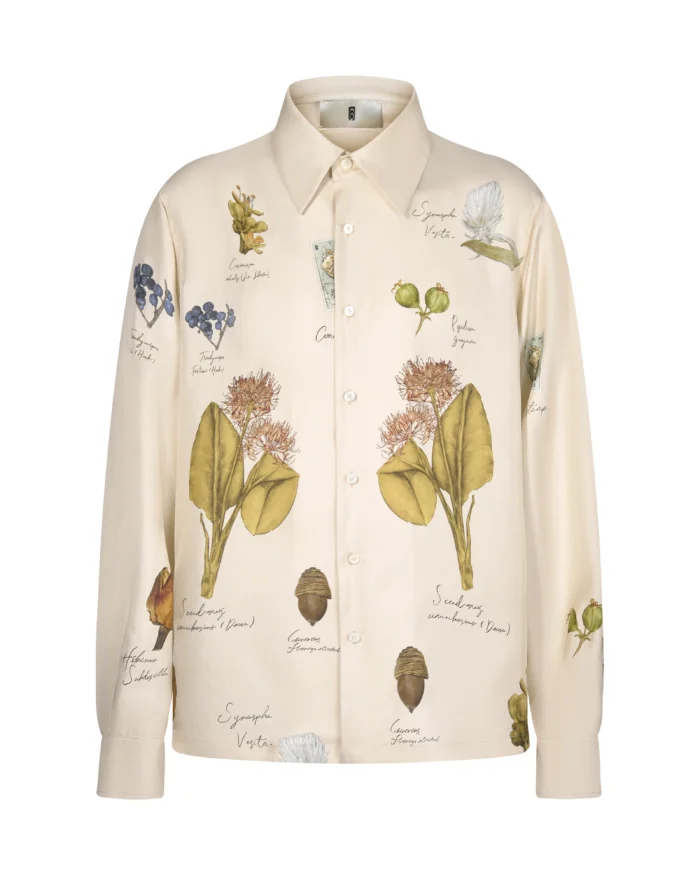“EAST AFRICA BOTANICAL TREASURY ” SILK SHIRT