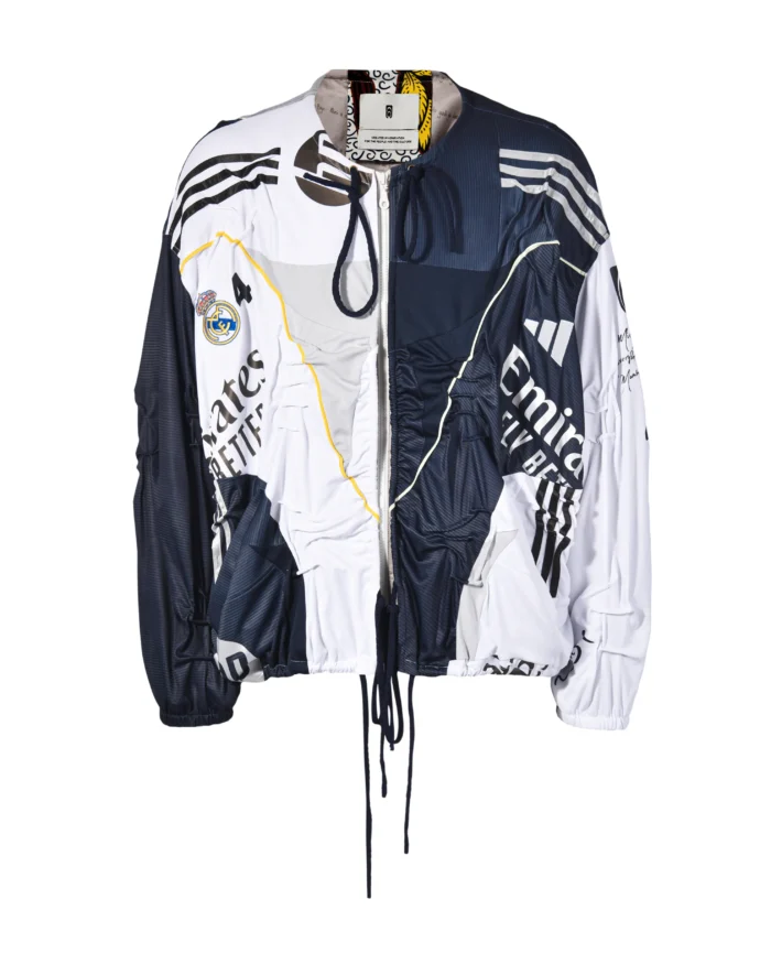 Real Madrid WRINKE DRAWSTRING JERSEY JACKET