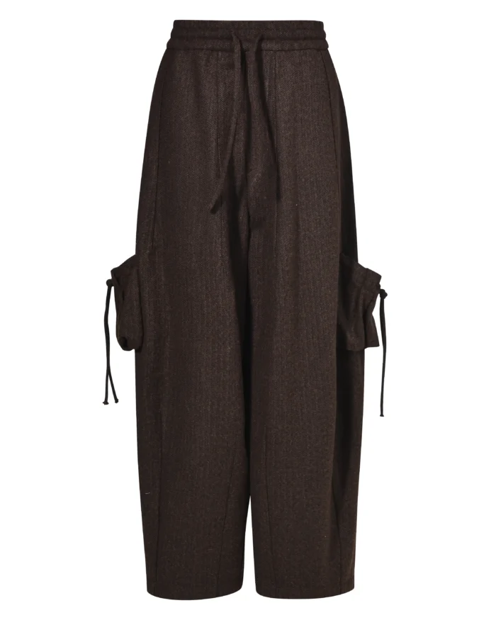 BROWN POCKET PANTS