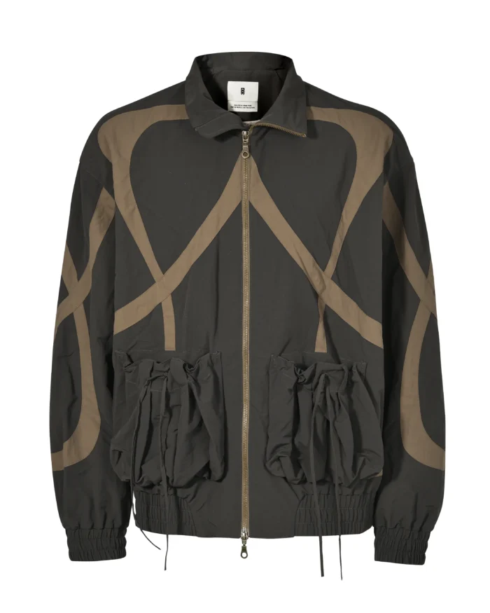 “Umoja” CUT-OUT POCKET NYLON JACKET 02
