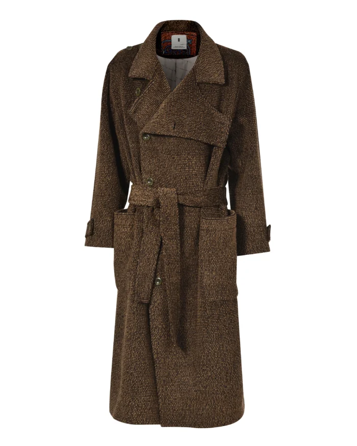 ASYMMETRIC WOOL COAT