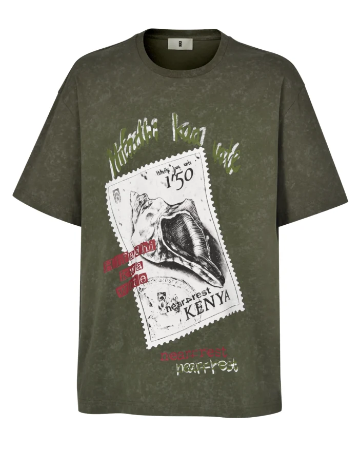 SLOGAN STAMP T- SHIRT 01