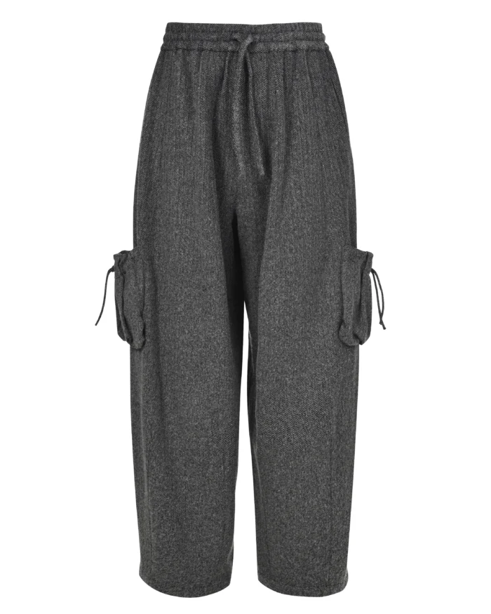 GREY POCKET PANTS