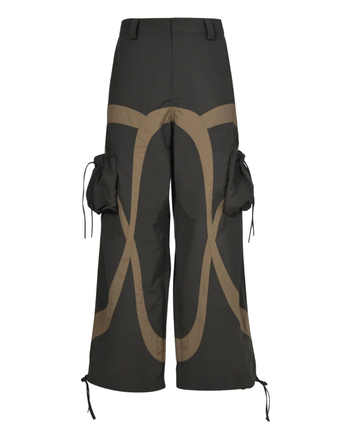 “Umoja” CUT-OUT POCKET NYLON PANTS 02