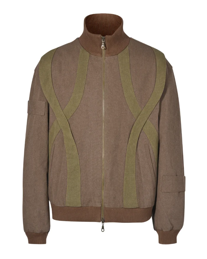 “Umoja” PATCHWORK PADDED BOMBER.