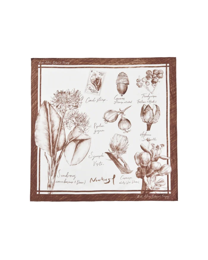 “EAST AFRICA BOTANICAL TREASURY ” SILK