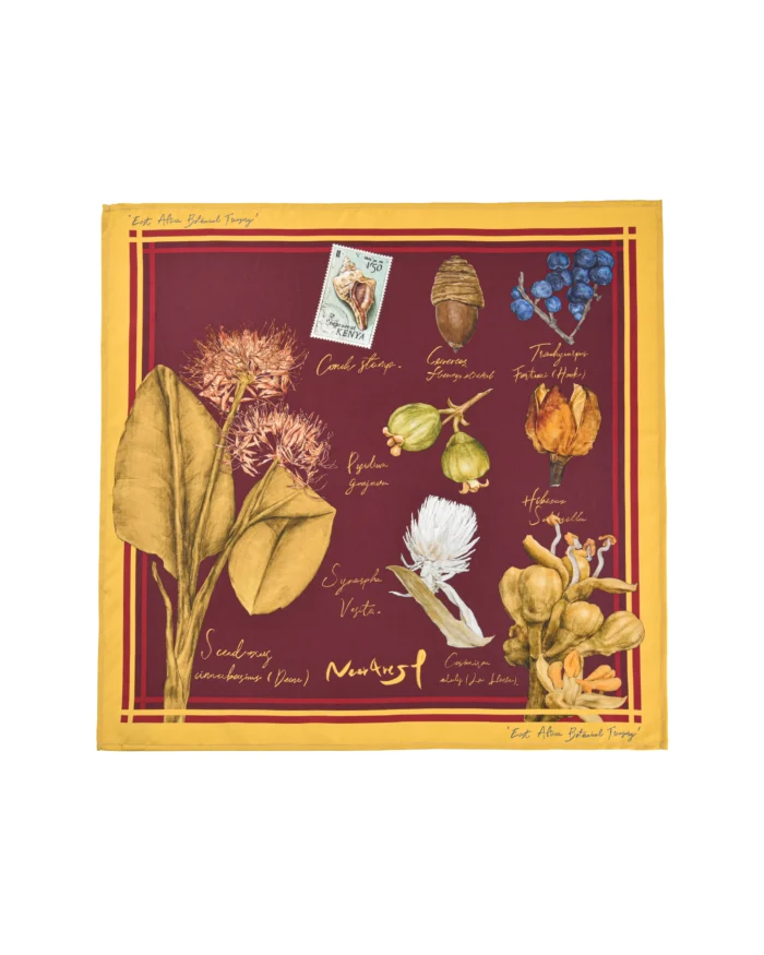 “EAST AFRICA BOTANICAL TREASURY ” SILK