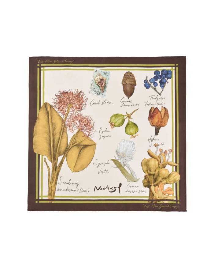 “EAST AFRICA BOTANICAL TREASURY ” SILK