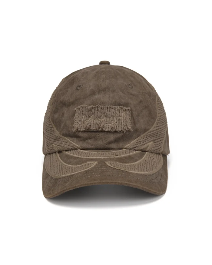 CUT-OUT PATCHWORK DENIM CAP 01