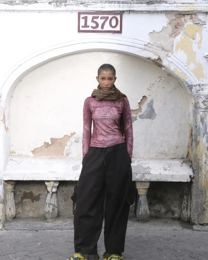 BROWN POCKET PANTS