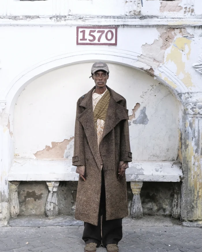 ASYMMETRIC WOOL COAT