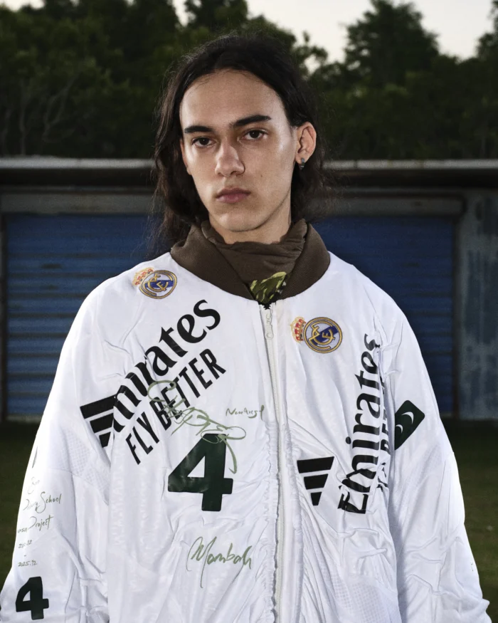 Real Madrid WRINKE JERSEY PADDED BОMBER JACKET