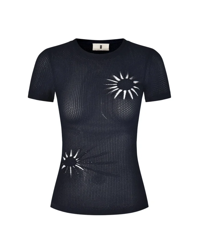 “BUIBUI”CUT-OUT FLETTING FOOTBALL TOP