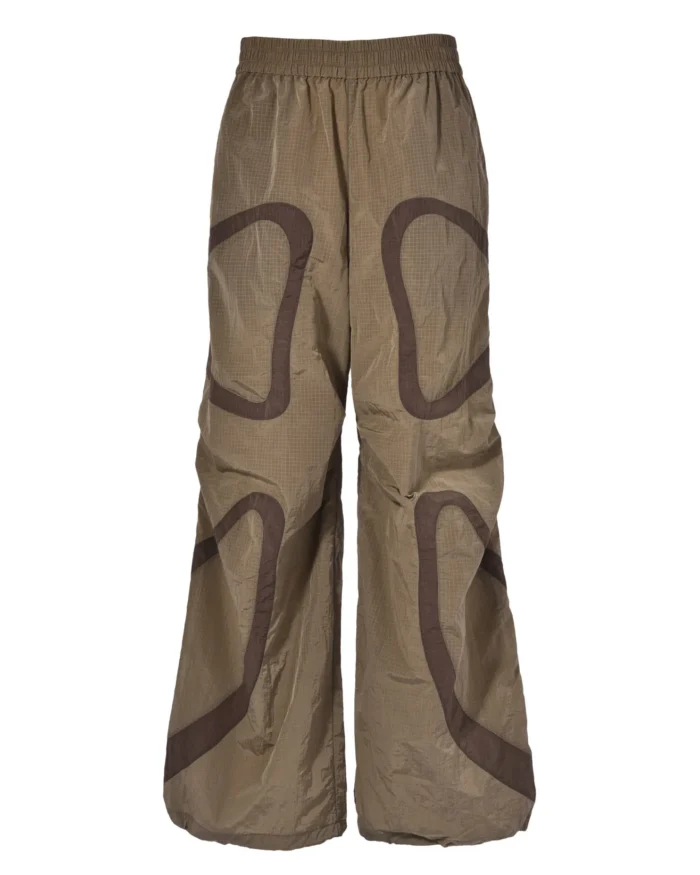 ROPE CUT-OUT NYLON PANTS
