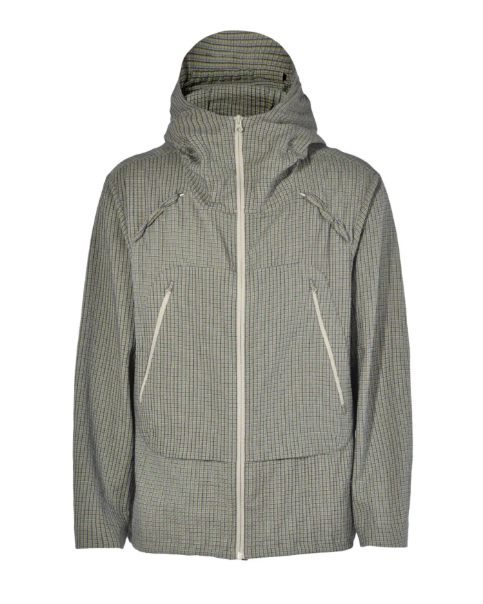 FLETTING CHECKED SHELL JACKET