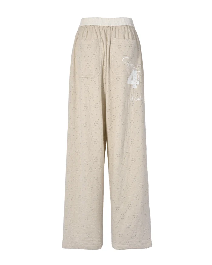 PRINT NET LOOSE PANTS