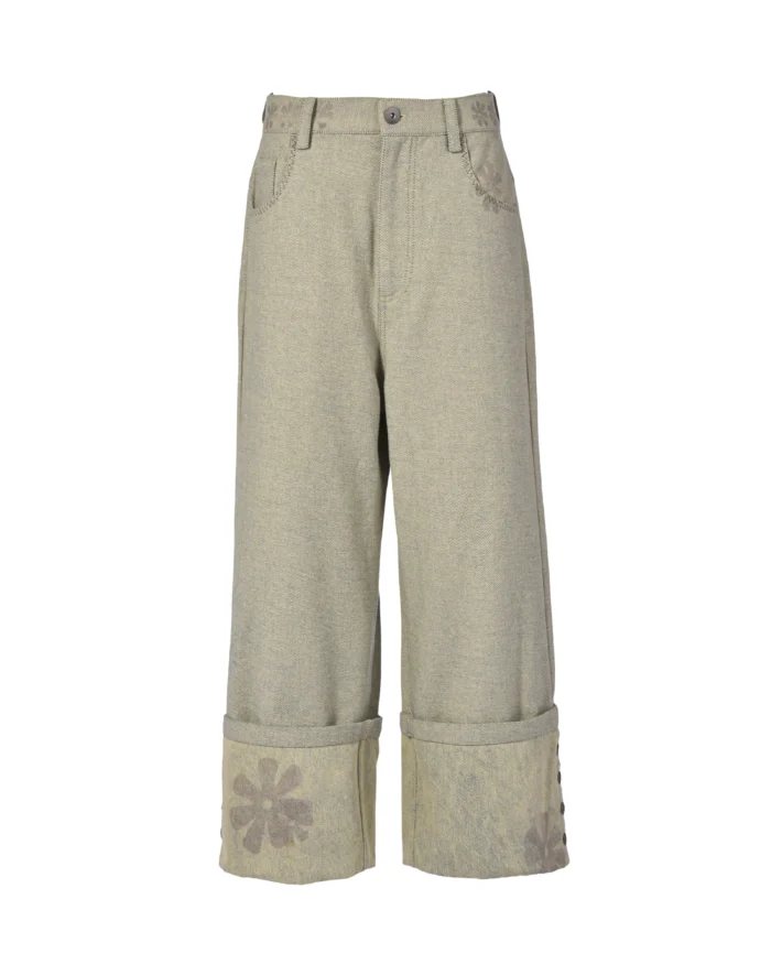 ”BUIBUI“ PRINT SNAP JEANS