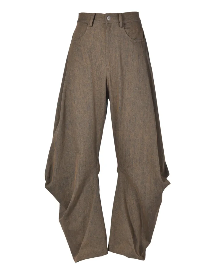 KANGA-KNOTTED WASHED JEANS