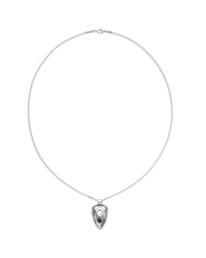 “SERICHO”KENYA AEROLITE SHIELD NECKLACE 01